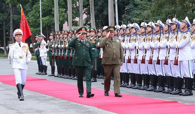 古巴武装力量政治主任对越南进行正式访问 ảnh 1 古巴武装力量政治主任对越南进行正式访问 ảnh 1
