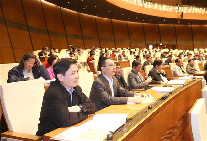 越共十三届六中全会决议研究和贯彻全国会议以线上线下相结合方式举行 ảnh 2 越共十三届六中全会决议研究和贯彻全国会议以线上线下相结合方式举行 ảnh 2
