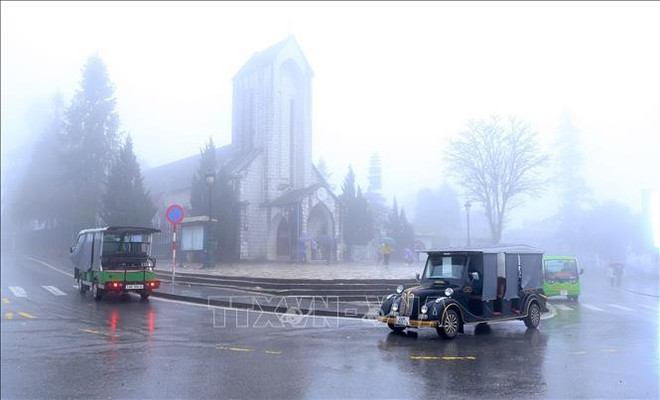 受冷空气加强 沙坝最低气温降至7.7摄氏度 ảnh 2