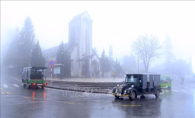 受冷空气加强 沙坝最低气温降至7.7摄氏度 ảnh 2