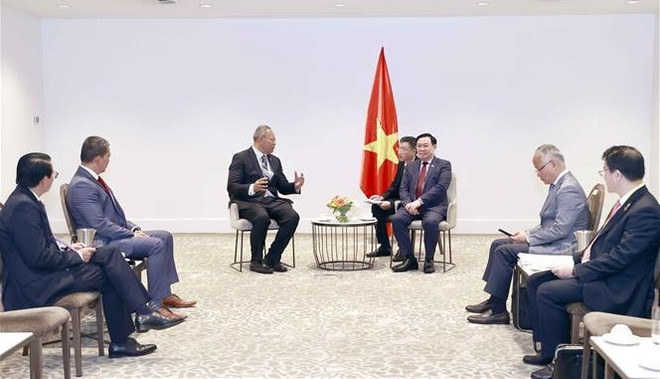 越南国会主席王廷惠会见新西兰企业界代表 ảnh 1 越南国会主席王廷惠会见新西兰企业界代表 ảnh 1