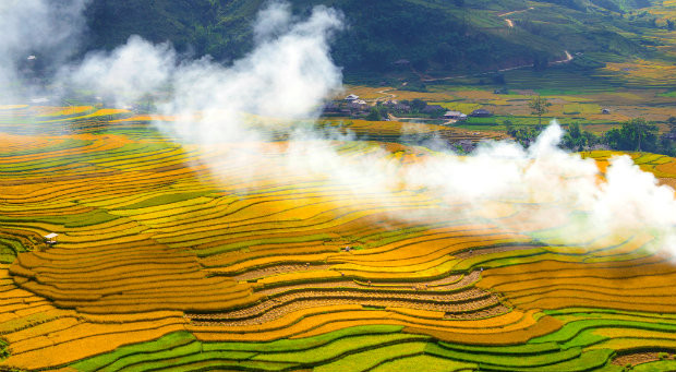 越南安沛省木江界诗情画意的田园风景吸引游客前来观赏 ảnh 1 越南安沛省木江界诗情画意的田园风景吸引游客前来观赏 ảnh 1