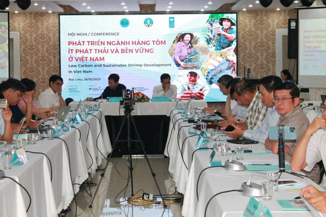越南：气候变化背景下促进绿色可持续虾产业发展 ảnh 1