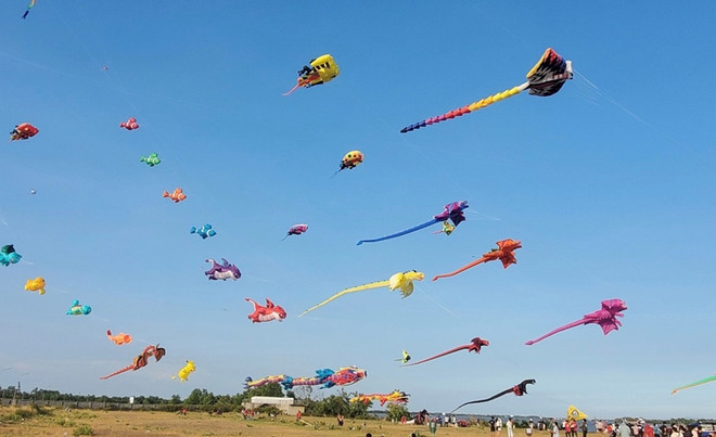越南最大风筝吉尼斯纪录诞生 ảnh 1 越南最大风筝吉尼斯纪录诞生 ảnh 1