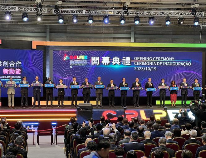 越南参加2023第二十八届澳门国际贸易投资展览会 ảnh 1 越南参加2023第二十八届澳门国际贸易投资展览会 ảnh 1