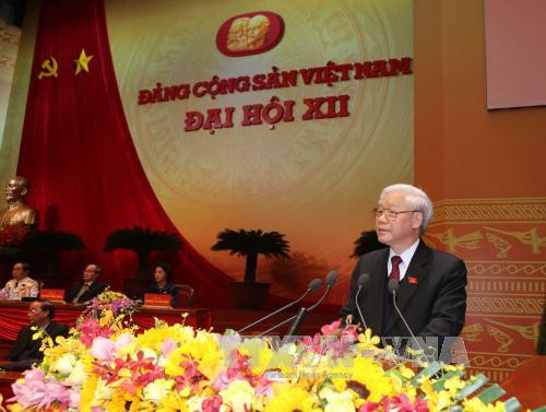 越南共产党第十二次全国代表大会圆满闭幕 ảnh 2 越南共产党第十二次全国代表大会圆满闭幕 ảnh 2