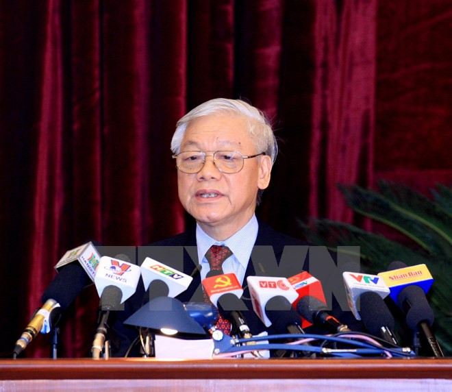 越共十二大:阮富仲总书记在越共十二届中央委员会向大会亮相时的讲话 ảnh 1 越共十二大:阮富仲总书记在越共十二届中央委员会向大会亮相时的讲话 ảnh 1