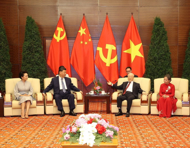 组图：中共中央总书记、国家主席习近平圆满结束对越南进行的国事访问 ảnh 1