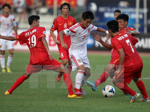 2015东南亚U19足球锦标:越南队取得首胜 ảnh 1 2015东南亚U19足球锦标:越南队取得首胜 ảnh 1