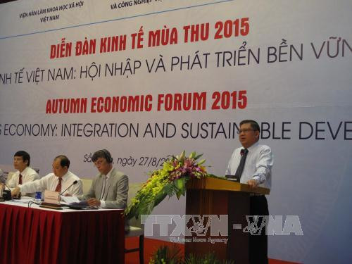 2015年秋季经济论坛在越南清化省开幕 ảnh 2