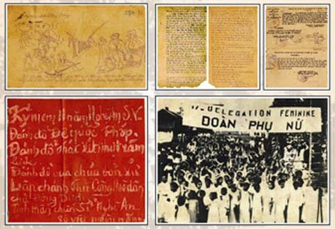 1945年前革命宣传活动资料展拉开序幕 ảnh 2 1945年前革命宣传活动资料展拉开序幕 ảnh 2