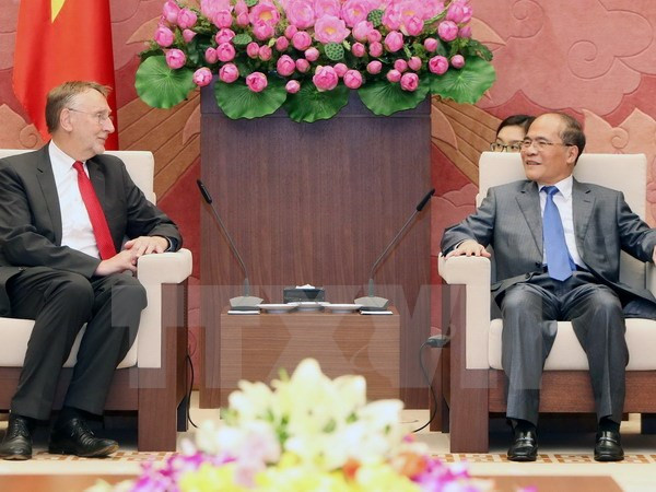 越南国会主席阮生雄会见欧洲议会国际贸易委员会主席 ảnh 1 越南国会主席阮生雄会见欧洲议会国际贸易委员会主席 ảnh 1