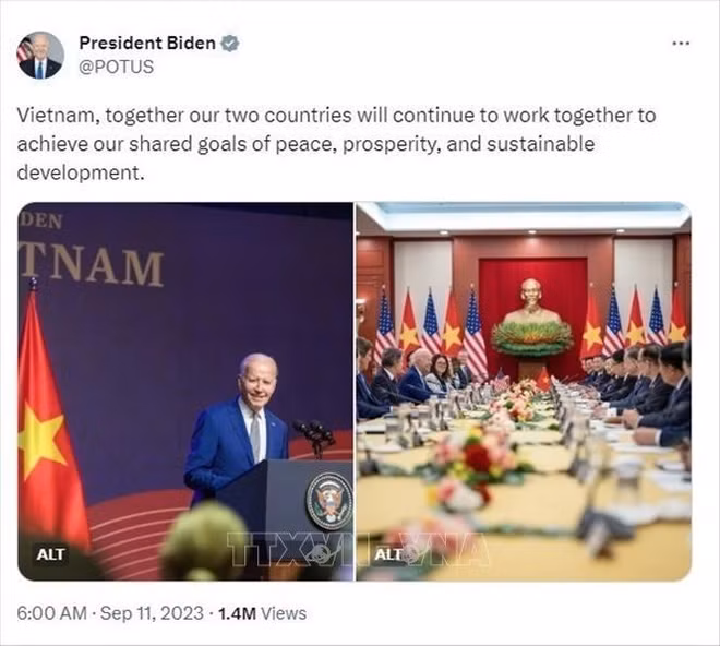 美国总统乔·拜登：访越之旅是“历史性时刻” ảnh 2