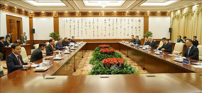 越南公安部长访问中国并共同主持召开越南公安部和中国公安部第八次合作打击犯罪部长级会议 ảnh 2 越南公安部长访问中国并共同主持召开越南公安部和中国公安部第八次合作打击犯罪部长级会议 ảnh 2