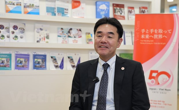 JICA驻越首席代表菅野裕一：推动日越友好和合作关系 ảnh 1
