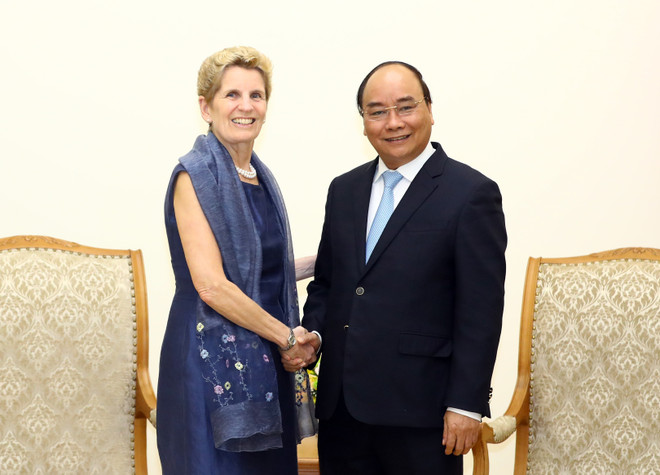 加拿大安大略省省长支持推进贸易自由化 ảnh 1 加拿大安大略省省长支持推进贸易自由化 ảnh 1