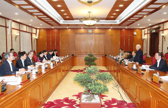 越共中央政治局召开会议：阮富仲要求做好干部工作 ảnh 2