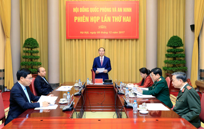 陈大光主席主持召开国防安全委员会第二次会议 ảnh 1 陈大光主席主持召开国防安全委员会第二次会议 ảnh 1