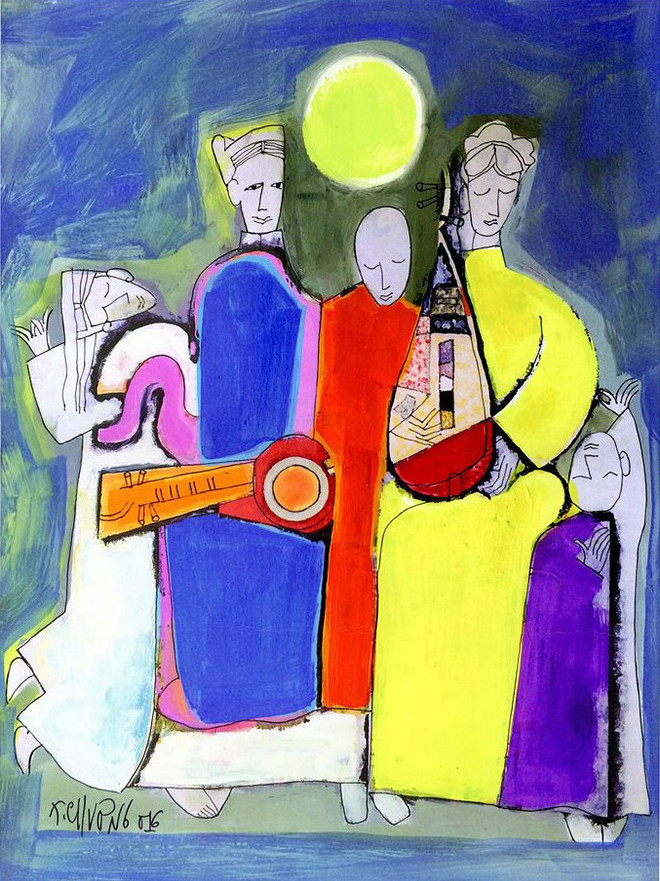 《翘传》、《陆云仙》插画展在河内开展 ảnh 1