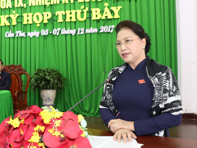 国会主席阮氏金银:充分发挥资源优势把芹苴市建设成为九龙江平原的核心城市 ảnh 1 国会主席阮氏金银:充分发挥资源优势把芹苴市建设成为九龙江平原的核心城市 ảnh 1