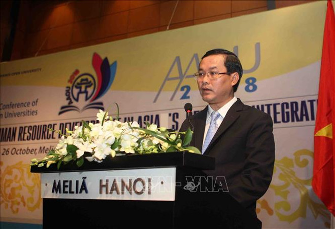2018年亚洲开放大学协会年会今日在河内召开 ảnh 2 2018年亚洲开放大学协会年会今日在河内召开 ảnh 2