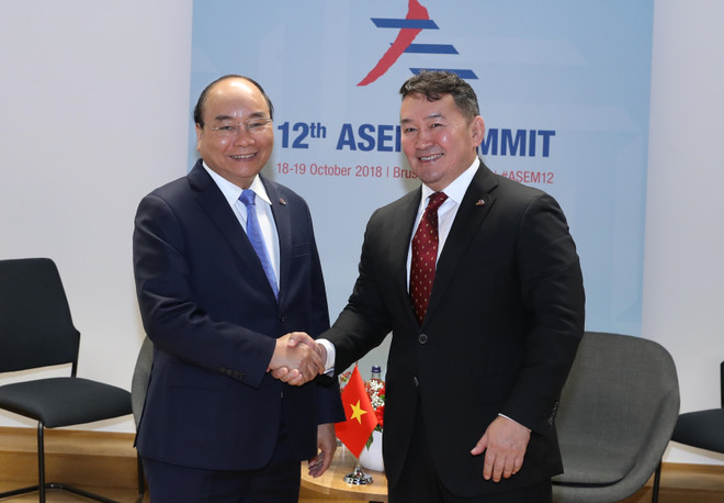 政府总理阮春福出席第十二届亚欧首脑会议期间举行多场双边会晤 ảnh 1 政府总理阮春福出席第十二届亚欧首脑会议期间举行多场双边会晤 ảnh 1