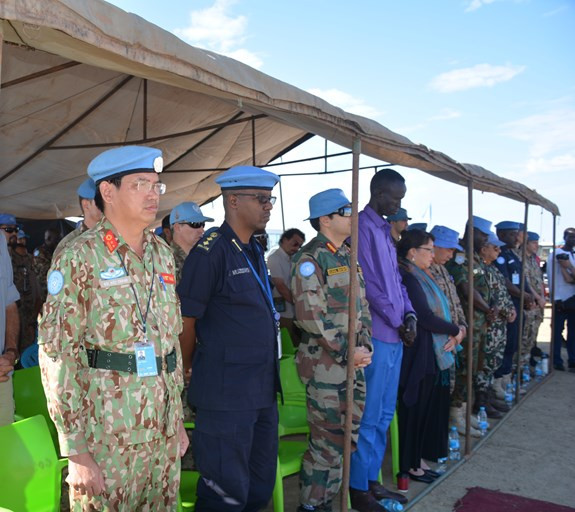 越南野战医院参加在南苏丹举行的联合国日庆祝活动 ảnh 2 越南野战医院参加在南苏丹举行的联合国日庆祝活动 ảnh 2