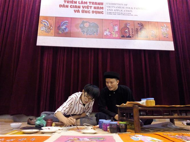 越南六种著名民间画派在文庙国子监荟萃 ảnh 1 越南六种著名民间画派在文庙国子监荟萃 ảnh 1