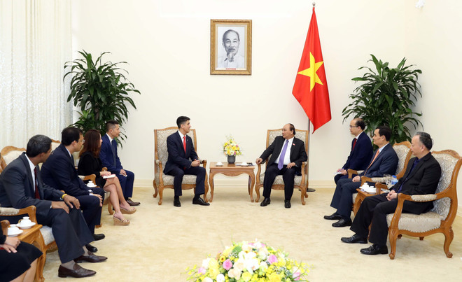 越南政府总理阮春福会见可口可乐集团总裁 ảnh 1