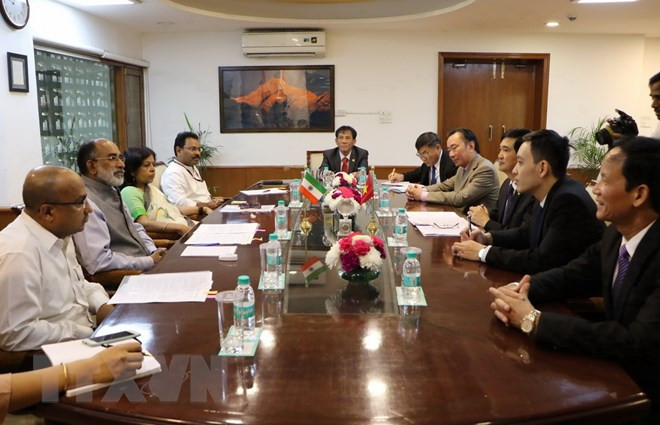 越南共产党代表团以特邀贵宾身份访问印度 ảnh 2