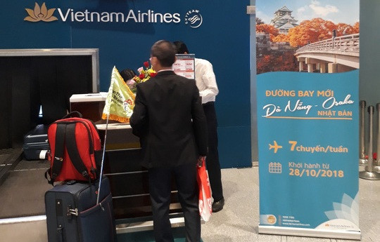 越航开通岘港至日本大阪直达航线 ảnh 1 越航开通岘港至日本大阪直达航线 ảnh 1