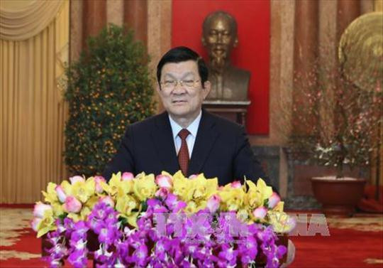 越南国家主席张晋创发表2016年新年贺词 ảnh 1 越南国家主席张晋创发表2016年新年贺词 ảnh 1