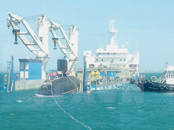 第五艘基洛级潜艇安全抵达金兰湾 ảnh 1 第五艘基洛级潜艇安全抵达金兰湾 ảnh 1