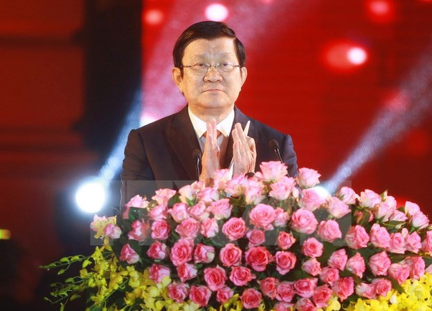张晋创主席出席2016年“家乡之春”活动 ảnh 1 张晋创主席出席2016年“家乡之春”活动 ảnh 1