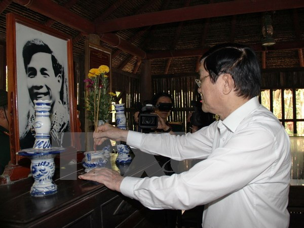 越南国家主席张晋创向西宁省拜年 ảnh 1 越南国家主席张晋创向西宁省拜年 ảnh 1