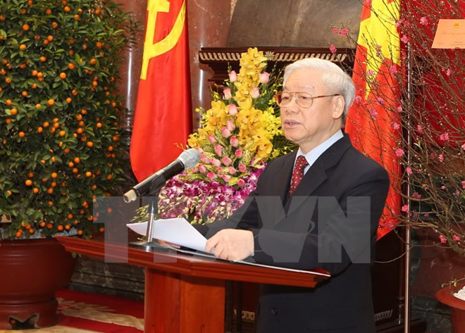 越共十二大成功召开是民主、团结、纪律及革新精神的必要结果 ảnh 1 越共十二大成功召开是民主、团结、纪律及革新精神的必要结果 ảnh 1