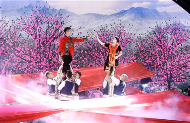 2023年谅山桃花节有助于向国内外游客推介该省桃花品牌 ảnh 1 2023年谅山桃花节有助于向国内外游客推介该省桃花品牌 ảnh 1