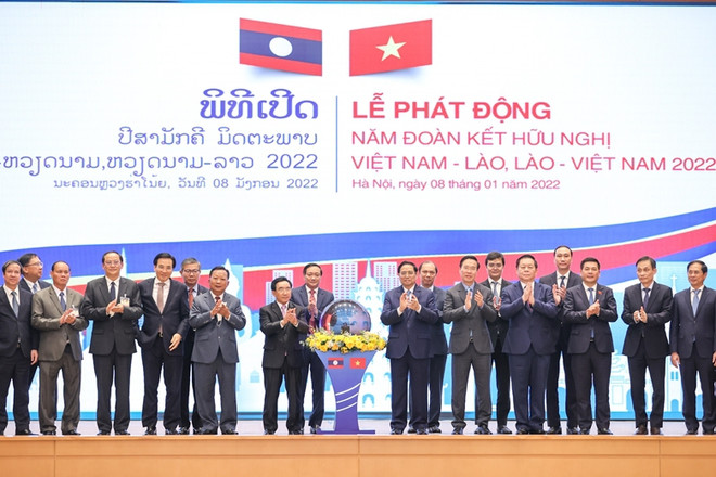 越南驻老挝大使阮伯雄:越南政府总理范明政访老之旅为越老关系注入巨大动力 ảnh 3 越南驻老挝大使阮伯雄:越南政府总理范明政访老之旅为越老关系注入巨大动力 ảnh 3
