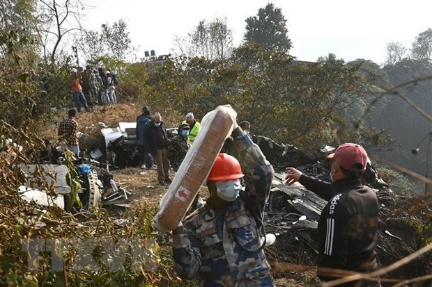 越南领导人就尼泊尔坠机事故致慰问电 ảnh 1