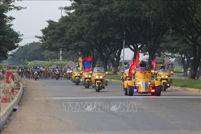 南圻起义自行车赛事首次经过柬埔寨金边 ảnh 1