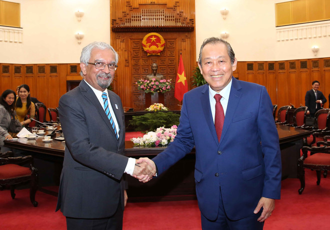 张和平副总理:联合国是越南对外政策的优先之一 ảnh 1 张和平副总理:联合国是越南对外政策的优先之一 ảnh 1