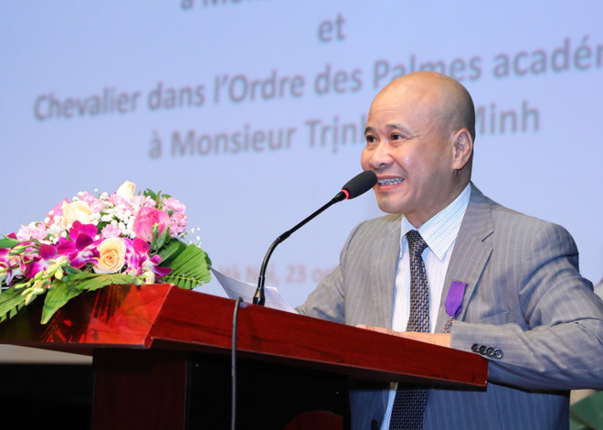 越南两名学者荣获法国骑士勋章 ảnh 1