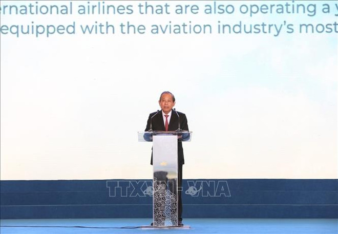 张和平出席越航机队第100架飞机交接仪式 ảnh 2