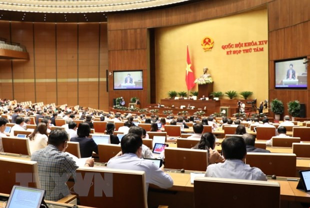 越南第十四届国会第八次会议:国会代表分组讨论三部法案 ảnh 1 越南第十四届国会第八次会议:国会代表分组讨论三部法案 ảnh 1