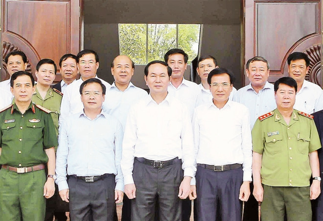 越南国家主席陈大光在奠边省调研 ảnh 1 越南国家主席陈大光在奠边省调研 ảnh 1