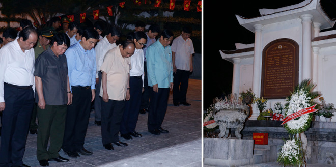 越南政府总理阮春福敬献花篮 缅怀胡志明主席 ảnh 2 越南政府总理阮春福敬献花篮 缅怀胡志明主席 ảnh 2