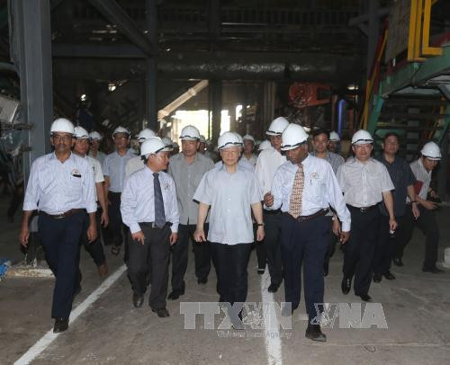 越共中央总书记阮富仲赴富安省调研 ảnh 3 越共中央总书记阮富仲赴富安省调研 ảnh 3