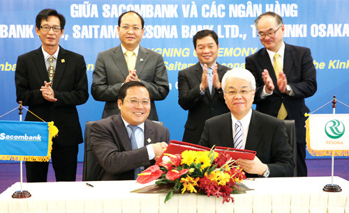 越南西贡商信银行与日本三家银行签署拓展客户群的谅解备忘录 ảnh 1