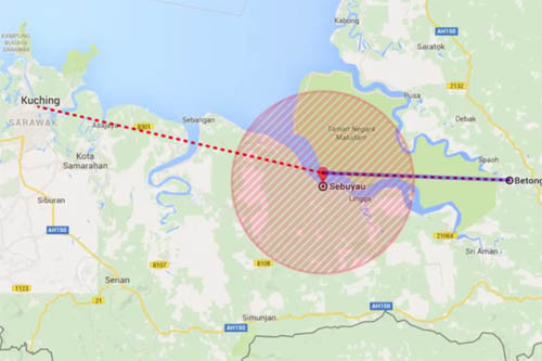 马来西亚一架载有6人直升机失联 ảnh 1 马来西亚一架载有6人直升机失联 ảnh 1