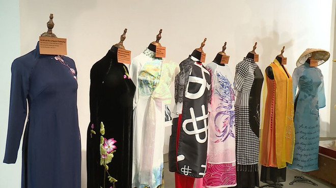 越南传统 奥黛上的越南文化遗产 ảnh 2